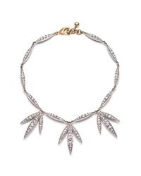 Lulu Frost - White Datura Leaf Necklace - Lyst