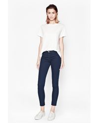 French Connection | Blue Second Skin Denim Leggings | Lyst