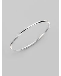 silver bangle sterling bracelet ippolita squiggle scultura glamazon lyst