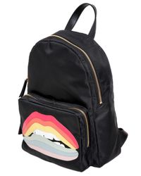 RED Valentino | Red Rainbow Lips Patch Backpack | Lyst