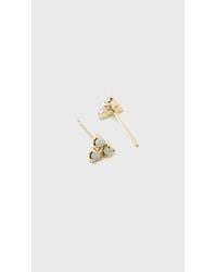 Wwake | Metallic Tri Opal Earrings | Lyst