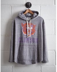 Tailgate Gray Women's Clemson Oversize Hoodie