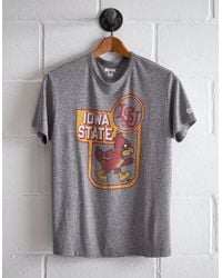 Tailgate Gray Men's Iowa State Cy T-shirt for men
