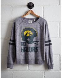 Tailgate Gray Women's Iowa Fleece Sweatshirt