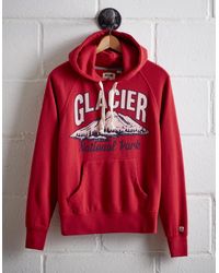 Tailgate Red Women's Glacier National Park Hoodie