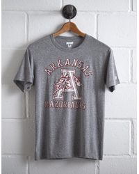 Tailgate Gray Men's Arkansas Razorbacks T-shirt for men