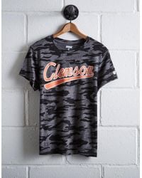 Tailgate Multicolor Women's Camo Clemson T-shirt