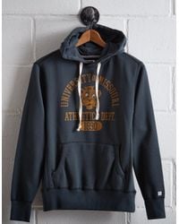 Tailgate Blue Men's Missouri Popover Hoodie for men
