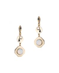 Lulu Frost - Metallic Citadel Triple Drop Earring - Lyst