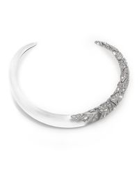 Alexis Bittar | Metallic Lucite Glacial Crystal Collar Necklace | Lyst