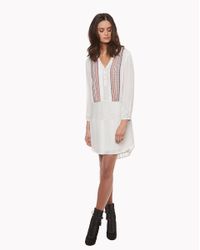 Veronica Beard | White Elm Embroidered Shirtdress | Lyst