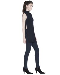 Alice + Olivia - Blue Alvera Mock Neck Tunic W/ Ties - Lyst