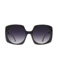 Alice + Olivia - Black Canton Sunglasses - Lyst