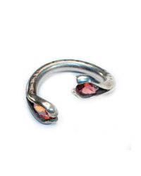 Sibilla G Jewelry - Metallic Sibilla G Warm Stone Huggy Ring - Lyst