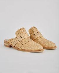 Frēda Salvador - Natural Woven Calf Mule - Lyst