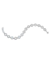 Anne Sisteron - Multicolor 14kt White Gold Rainbow Moonstone Bracelet - Lyst