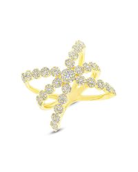Anne Sisteron - Metallic 14kt Yellow Gold Diamond Harper Ring - Lyst