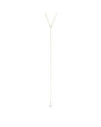 Anne Sisteron | Metallic 14kt Yellow Gold Diamond Mini V Lariat Necklace | Lyst