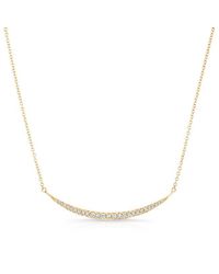 Anne Sisteron | Metallic 14kt Yellow Gold Diamond Venus Necklace | Lyst