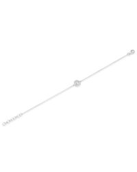 Anne Sisteron - Multicolor 14kt White Gold Diamond Mini Evil-eye Bracelet - Lyst