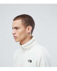 the north face men's 100 glacier half zip fleece