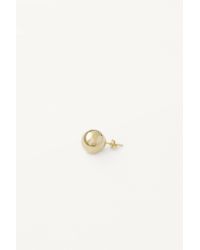 Kathleen Whitaker - Multicolor Gold Large Sphere Stud - Lyst