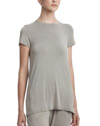 ATM Gray Sun Bleached Short Sleeve Crew Neck Tee