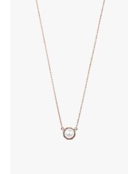 Grace Lee | Metallic Crown Bezel Necklace | Lyst