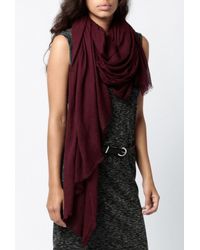 Azalea | Purple Lightweight Scarf | Lyst