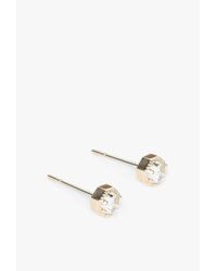 Grace Lee | Metallic Petite Crown Bezel Earrings | Lyst