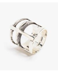 Pamela Love | Metallic Cross Ring | Lyst