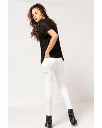 Anine Bing | Black Deep V-neck T-shirt | Lyst
