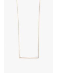 Gabriela Artigas | Metallic Line Necklace | Lyst