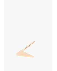 Jennie Kwon | Metallic Half Isosceles Stud - Single | Lyst
