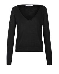 Dorothee Schumacher - Black Plainly Beauty Pullover V-neck 1/1 - Lyst