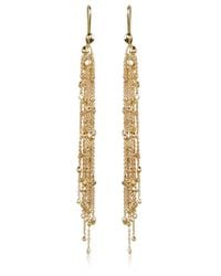 Natasha Collis | Metallic Shower Earrings | Lyst