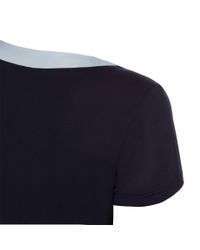 Paul Smith | Blue Women'S 'English Coastline' Print Navy Jersey T-Shirt | Lyst