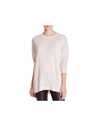 VINCE | White Cashmere Sweater - Bloomingdale's Exclusive | Lyst