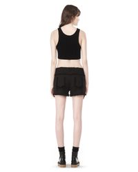 Alexander Wang | Black Exclusive Burlap Jean Shorts | Lyst