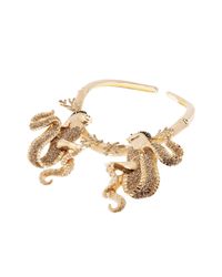 Mary Katrantzou - Metallic Octafish Necklace Nude - Lyst
