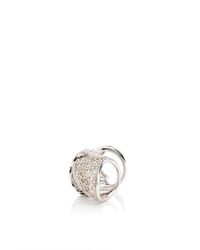 Joelle Jewellery | Metallic 18K White Gold Gladiator Ring | Lyst