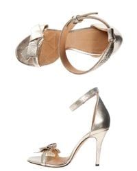 Isabel Marant | Metallic Play High Heel Bow Sandal | Lyst