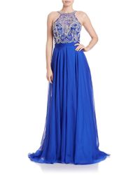 Mac Duggal Blue F Royal/silver