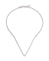 Marc By Marc Jacobs | Metallic Beat It Pointer Necklace | Lyst