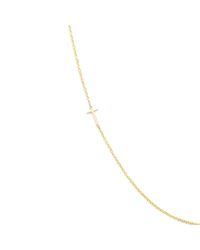 J.Crew | Metallic Maya Brenner 14k Gold Asymmetrical Letter Necklace | Lyst