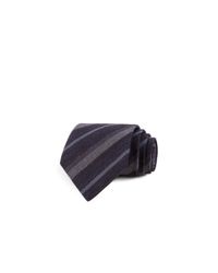 John Varvatos | Blue Thick Tri Stripe Skinny Tie for Men | Lyst