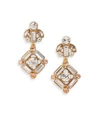 kate spade new york | Metallic Cocktails & Conversation Drop Earrings | Lyst