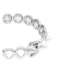 Eddie Borgo | White Graduating Matte Cone Stud Bracelet | Lyst