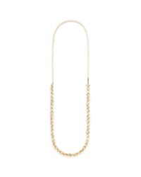 Eddie Borgo | Metallic Pearl Horseshoe Barbell Necklace | Lyst