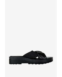 French Connection | Black Calida Slip On Sandals | Lyst